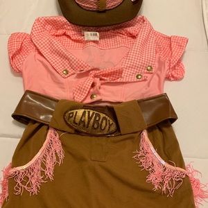 A playboy bunny Halloween costume